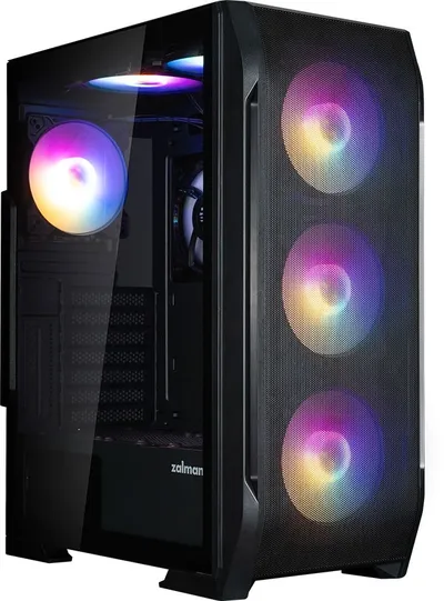 Корпус Zalman N7 PLUS V2, ATX, Midi-Tower, черный, Window, RGB