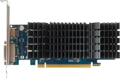 Видеокарта Asus NVIDIA - GeForce GT 1030, PCI-E 3.0 16x, GDDR5 2GB 64bit, 1x DVI-D, 1x HDMI, max 1920 x 1200, 173мм, Full Height, GT1030-SL-2G-BRK