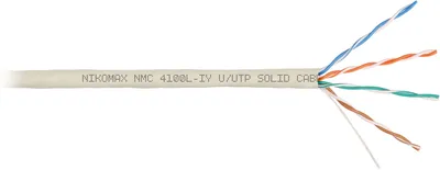 Кабель Nikomax NMC 4100L-IY, UTP кат.5E, 4 пары, 305м