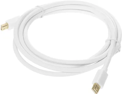 Кабель аудио-видео Buro 1.2v miniDisplayport (m)/miniDisplayport (m) 2м.  позолоч.конт.  белый  (BHP MDPP-2)