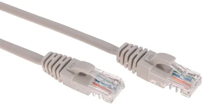 Патч-корд U/UTP, CAT 5e, RJ45-RJ45, 26AWG, LSZH, серый, 2м  REXANT (02-0100-2)