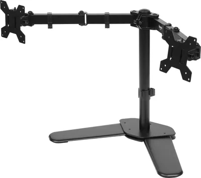 Кронштейн для мониторов ЖК Buro M042 черный 15"-32" макс.8кг крепление к столешнице поворот и наклон
