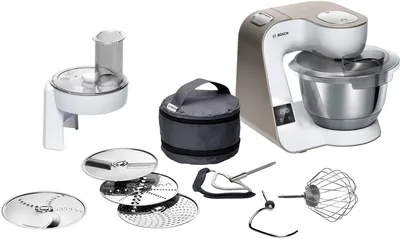 Кухонная машина Bosch MUM5XW10, 1000Вт, планетарное вращение, белый