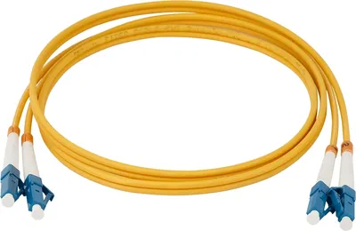 Патч-корд оптический LANMASTER TWT-2LC-2LC/SU-1.0, OS2, LC-LC, 1м, ПВХ, оранжевый
