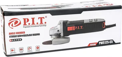 УШМ P.I.T. PWS125-C5, 1000 Вт, 11000 об/мин, диск 125 мм, M14