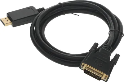 Видео кабель BURO - BHP DPP_DVI, DisplayPort (M) -> DVI-D Dual Link (M), DisplayPort 1.1, 2 м, цвет чёрный, BHP DPP_DVI-2