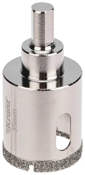 Коронка алмазная Kranz KR-92-0027, 38 мм, с центровочным сверлом