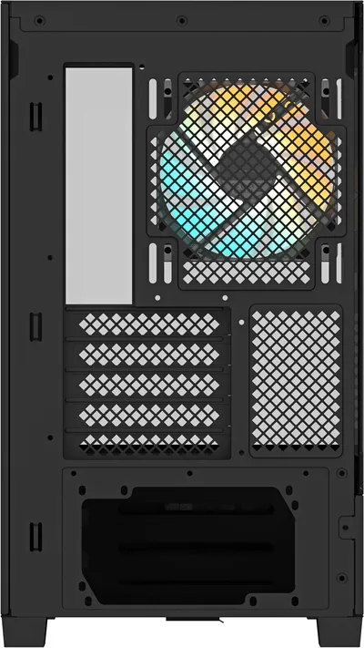28300-C201B-1CKR  Корпус Gigabyte GB-C201P черный без БП mATX 6x120mm 3x140mm 2xUSB3.0  audio bott PSU