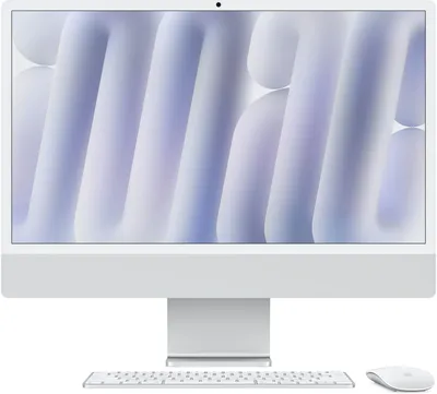 Моноблок Apple MWUU3ZP/A, iMac 24" 4.5K M4, 16ГБ, 256ГБ SSD