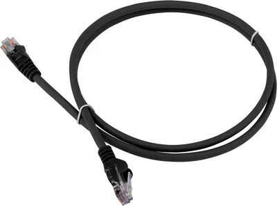 LAN-PC45/U5E-5.0-BK Шнур коммутационный Lanmaster кат. 5е неэкр. UTP RJ45/RJ45 d 051 5м LSZH AWG24 чёрный