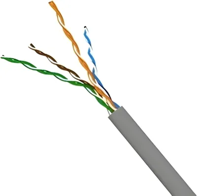 Кабель информационный Lanmaster TWT-5EUTP-XL кат.5е U/UTP не экранированный 4X2X24AWG PVC  внутренний 305м серый