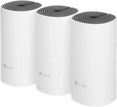 Маршрутизатор TP-Link Deco M4(3-pack), Mesh Wi-Fi AC1200, 3 модуля, 2×GbE
