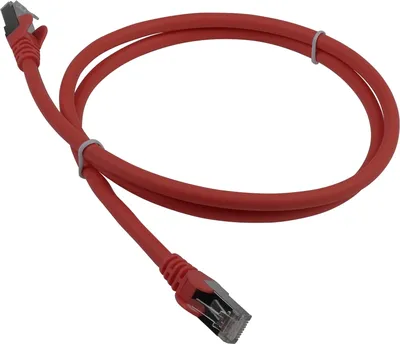 LAN-PC45/S6A-3.0-RD Шнур коммутационный Lanmaster кат. 6A экр. FTP RJ45/RJ45 3м LSZH AWG26 красный