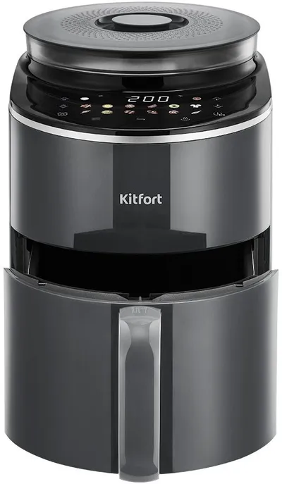 Аэрогриль Kitfort КТ-8155, 1500Вт, 4.5л, сенсор, 14 программ