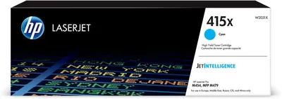 Картридж HP W2031X (415X), голубой, 6000 стр.
