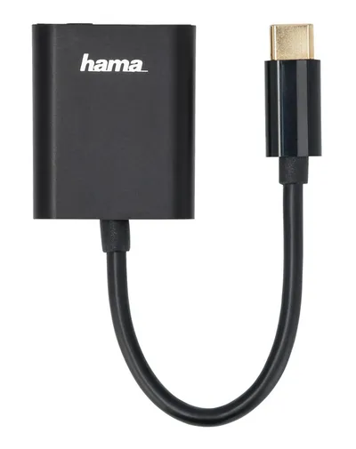 USB-хаб Hama 00135748, USB Type-C, 1×USB 2.0 Type A, аудио