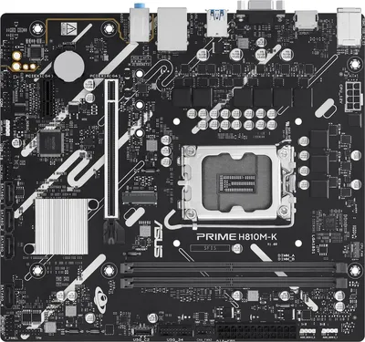 Материнская плата ASUS PRIME H810M-K, LGA1851, mATX, DDR5