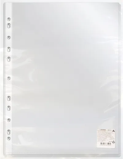 Папка-вкладыш Бюрократ 013BTEN60 Премиум, A4+, 100шт