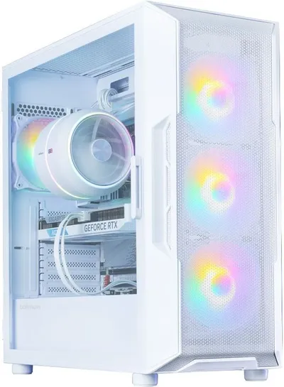 корпус ZALMAN i3 NEO V2, ATX, WHITE, FRONT MESH, WINDOW, 2xCombo (3.5″ or 2.5″), 1×2.5″, 1xUSB Type C, 1xUSB3.0, FRONT 3x120mm FRGB, REAR 1x120mm FRGB