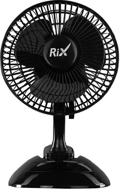 Вентилятор RIX RDF-1500WB Black, настольный, 15 Вт, 2 скорости, 15 см