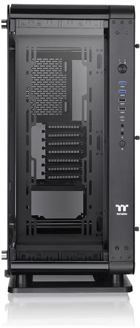 Корпус Thermaltake Core P6 TG CA-1V2-00M1WN-00 Black/Wall Mount/SPCC/4mm Tempered Glass*3 (528580)