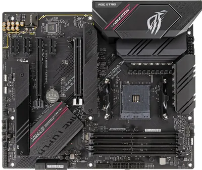 Материнская плата Asus - ROG STRIX B550-F GAMING, ATX, AMD B550, 1xAM4, 4xDDR4 до 128ГБ, 1x2.5GbE, audio, M.2, HDMI, DP, 6xSATA, 2xUSB2.0, 5xUSB3.2, 1xUSB3.2 Type C, ROG STRIX B550-F GAMING