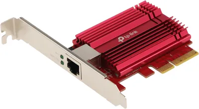 Сетевой адаптер TP-Link TX401, 10GbE, PCI-E 3.0 x4