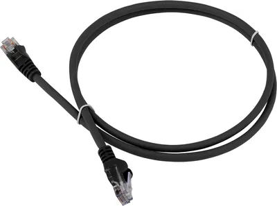 LAN-PC45/U5E-10-BK Шнур коммутационный Lanmaster кат. 5е неэкр. UTP RJ45/RJ45 d 051 10м LSZH AWG24 чёрный