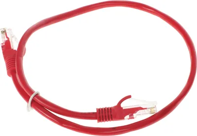 Патч-корд Cablexpert PP12-0.5M/R, UTP, Cat5e, 0.5м, красный