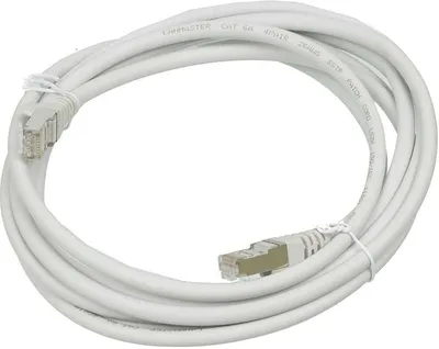 Патч-корд LANMASTER - LAN-PC45, FTP, кат. 6a, 2 x RJ-45, RJ-45 - RJ-45, LSZH, серый, 2 м, LAN-PC45/S6A-2.0-GY