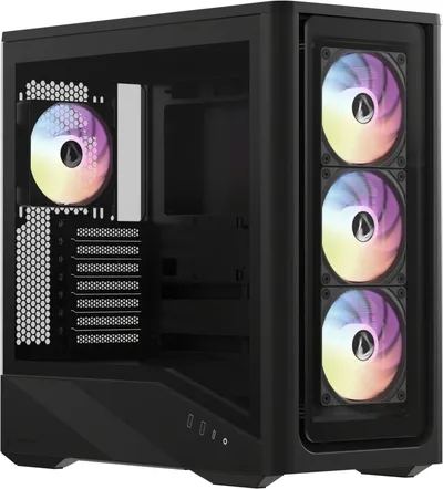 Компьютерный корпус Aerocool \ Formula V Line Air Power G9 DUO PA Black, ATX, TYPE-C*1, USB3.0*2, MESH/GLASS FRONT PANEL, FRONT 3x PERFORMANCE ARGB, REAR 1x PERFORMANCE ARGB