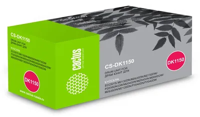 Блок фотобарабана Cactus CS-DK1150 DK-1150/302RV93010 черный ч/б:100000стр. для Ecosys P2040dn/dw/P2235dn/dw/P2335d/dw, M2040dn/M2540dn/dw/M2135dn/M2235dn/M2635dn/dw/M2640idw/M2735dn/dw/M2835dw Kyocera