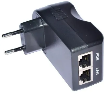 Midspan-1/151A - PoE-инжектор Fast Ethernet на 1 порт. Мощность PoE на порт - до 15.4W. Напряжение PoE - 50V(конт. 4,5(+), 7,8(-)). Порты: вх. - 1 x RJ45(10/100 Base-T), вых. 1 x RJ45(10/100 Base-T, PoE, 50V). Питание: AC100-240V