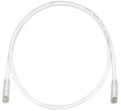 Патч-корд Panduit UTPSPL10MY UTP вилка RJ-45-вилка RJ-45 кат.6 10м белый LSZH