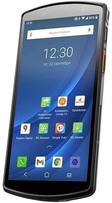 Мобильный терминал Urovo DT50: Android 13 / 2.45 GHz / 8xCore, Kryo 260 CPU / Qualcomm SM 6115 / RAM 4 GB / ROM 64 GB / HW 2D HS7 / 2D Imager / 5.7" / 720 x 1440 / 2G / 4G (LTE) / Bluetooth / GPS / GSM / Wi-Fi / 5000 mAh / NFC / IP 67 / 250 g / 6 кла