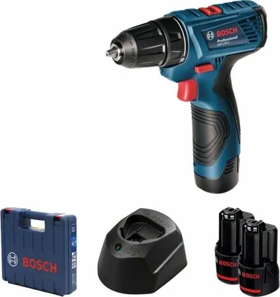 Дрель-шуруповерт Bosch 06019G8020, GSR 120-LI, аккумуляторная, быстрозажимной патрон