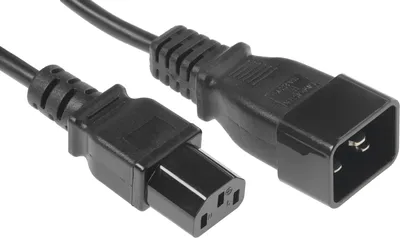 LAN-PP13/20-3.0-BK Шнур для блока питания Lanmaster IEC 60320 С13 вилка IEC 60320 С20 3 м 10А цвет: чёрный