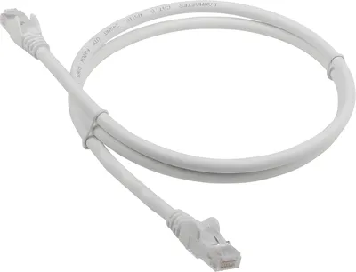 Патч-корд LANMASTER - LAN-PC45, UTP, кат. 6, 2 x RJ-45, RJ-45 - RJ-45, LSZH, серый, 2 м, LAN-PC45/U6-2.0-GY