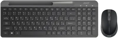 Комплект клавиатура+мышь Acer ZL.ACCCC.018, беспроводной, USB