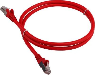 Патч-корд LANMASTER - LAN-PC45, FTP, кат. 6, 2 x RJ-45, RJ-45 - RJ-45, LSZH, Красный, 2 м, LAN-PC45/S6-2.0-RD