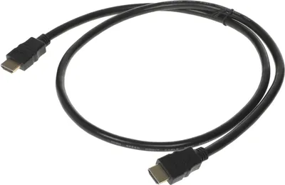 Кабель аудио-видео Buro HDMI 2.0 HDMI (m)/HDMI (m) 1м. Позолоченные контакты черный (BHP HDMI 2.0-1)  (1147065)