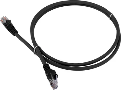 LAN-PC45/U6-7.0-BK Шнур коммутационный Lanmaster кат. 6 неэкр. UTP RJ45/RJ45 d 051 7м LSZH AWG24 чёрный