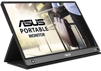 Монитор Asus - ZenScreen MB16AHP, 15.6", 16:9, IPS, 250cd/m², 700:1, 1920x1080 (Full HD), speakers, цвет серый, 90LM04T0-B01170