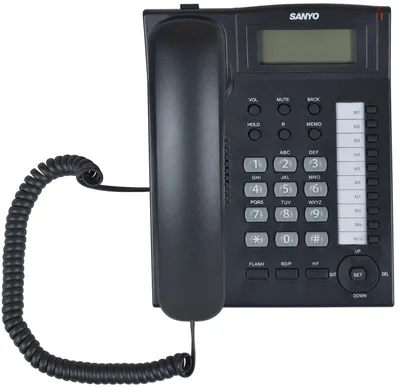 Проводной телефон Sanyo RA-S517B, черный (RA-S517B)