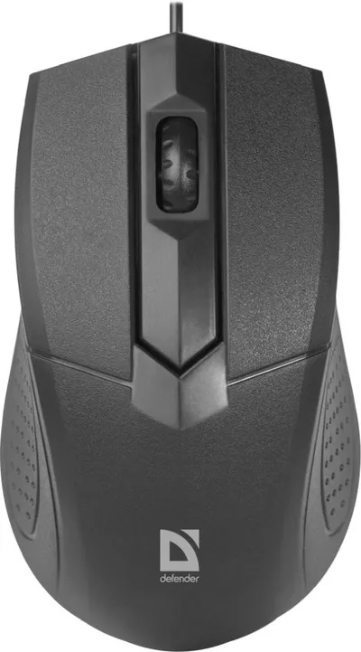 Мышь оптическая проводная Defender Optimum MB-270, USB, 2 кнопки + 1 колесо-кнопка, черная (52270)