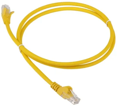 LAN-PC45/U6-5.0-YL Шнур коммутационный Lanmaster кат. 6 неэкр. UTP RJ45/RJ45 d 051 5м LSZH AWG24 жёлтый