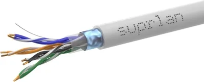 Кабель сетевой Suprlan 01-1032-1, кат.5E FTP 4×24AWG LSZH, 305м, серый