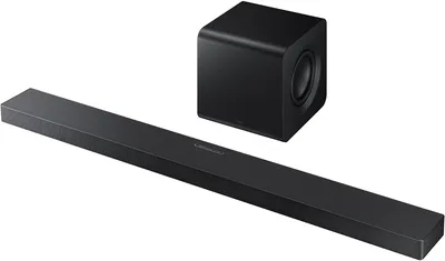 Саундбар Samsung HW-QS700F/RU, 3.1.2, 200Вт+150Вт, черный