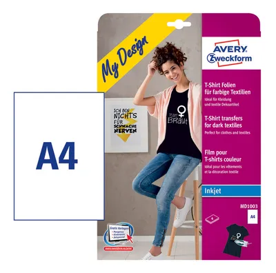 Пленка Avery Zweckform MD1003, A4, самоклеящаяся, для струйной печати