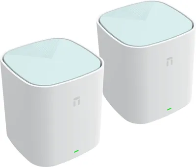 Бесшовный Mesh роутер Netis Neme X30S, Wi-Fi 6, AX3000, 2.4/5ГГц, 2 LAN, 3 WAN/LAN, белый, 2 шт. в комплекте [neme x30s (2 pack)]